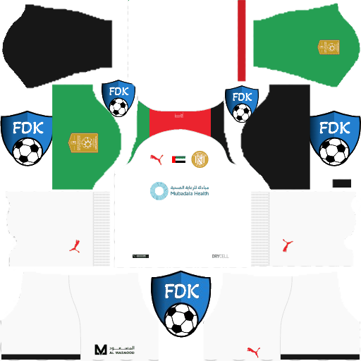Al Jazira Club DLS Kits 2023 Dream League Soccer Kits 2023
