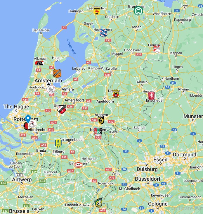 Eredivisie League Teams