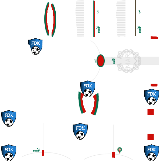 Morocco DLS Kits 2023 Dream League Soccer Kits 2023