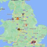 Premier League Teams Map