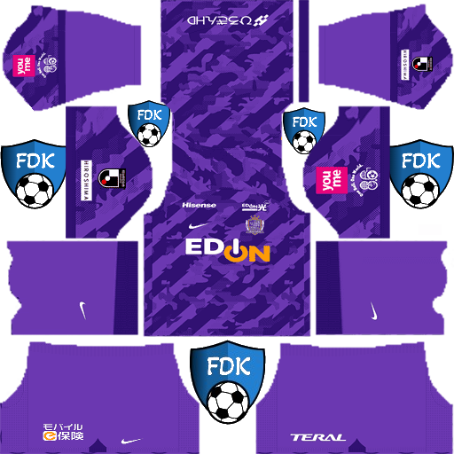 Sanfrecce Hiroshima DLS Kits 2023 Dream League Soccer Kits 2023