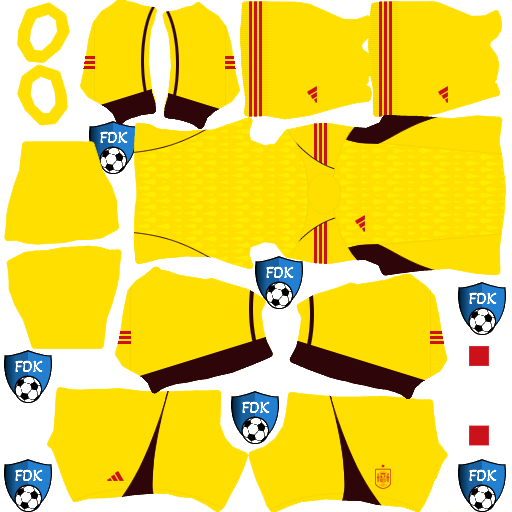 Spain DLS Kits 2022 Dream League Soccer Kits 2022