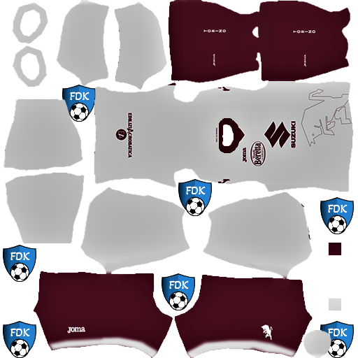 Torino FC DLS Kits 2023 Dream League Soccer Kits 2023