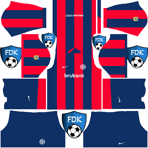 San Lorenzo DLS Kits 2023 - Dream League Soccer Kits 2023