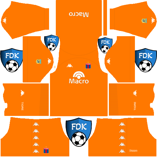 Club Atletico Tigre DLS Kits 2023 Dream League Soccer Kits 2023