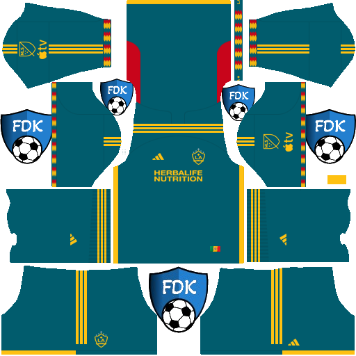 LA Galaxy DLS Kits 2023 Dream League Soccer Kits 2023