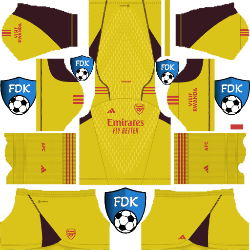Arsenal DLS Kits 2024 - Dream League Soccer Kits 2024