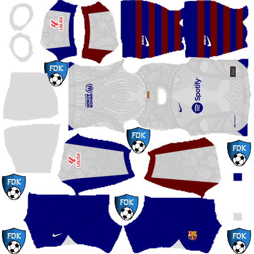 Barcelona DLS Kits 2024 Dream League Soccer Kits 2024