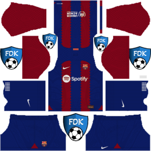FC Barcelona dls kit 2024 home (temp)