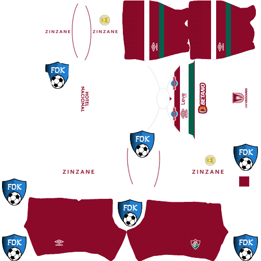 Fluminense FC DLS Kits 2023 Dream League Soccer Kits 2023
