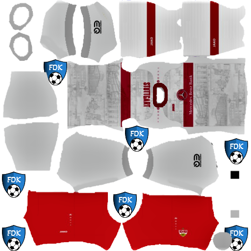 VfB Stuttgart DLS Kits 2023 - Dream League Soccer Kits 2023