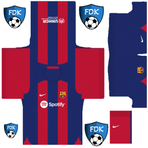 Barcelona Pro League Soccer Kits