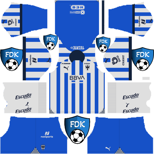 CF Monterrey DLS Kits 2024 Dream League Soccer Kits 2024