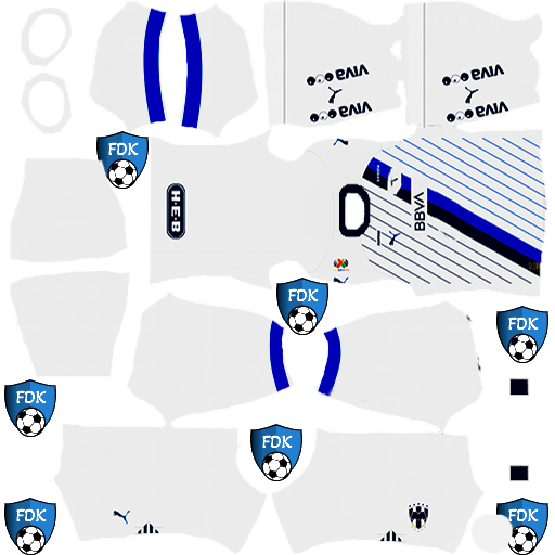 CF Monterrey DLS Kits 2024 - Dream League Soccer Kits 2024