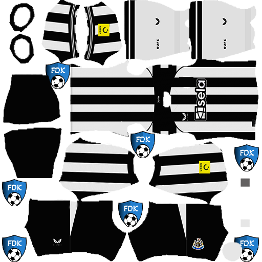 Newcastle United DLS Kits 2024 Dream League Soccer Kits 2024