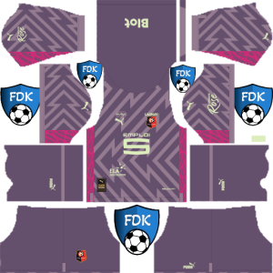 Stade Rennais dls kit 2024 gk home
