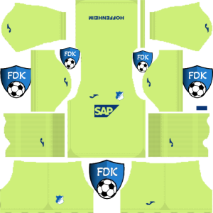 TSG Hoffenheim dls kit 2024 gk home (temp)