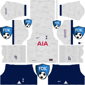 Tottenham Hotspur fc dls kit 2024 home1 (temp)