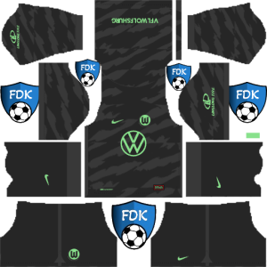 VfL Wolfsburg dls kit 2024 gk home (temp)