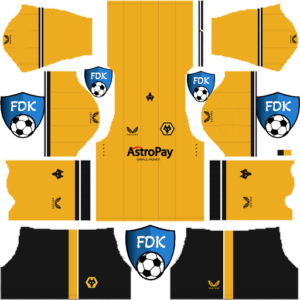 Wolverhampton Wanderers FC DLS Kits 2024