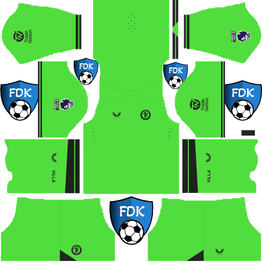 Aston Villa FC DLS Kits 2024 Dream League Soccer Kits 2024