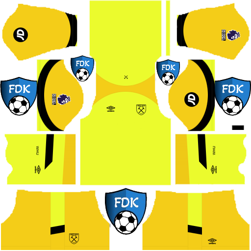 West Ham United DLS Kits 2024 Dream League Soccer Kits 2024