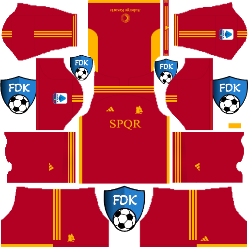 AS Roma DLS Kits 2024 - Dream League Soccer Kits 2024