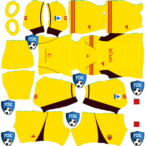 AS Roma DLS Kits 2024 Dream League Soccer Kits 2024