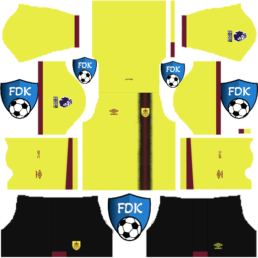 Burnley FC DLS Kits 2024 - Dream League Soccer Kits 2024
