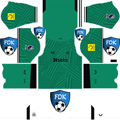 Newcastle United DLS Kits 2024 Dream League Soccer Kits 2024