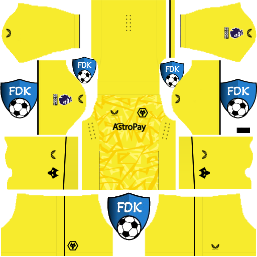 Wolverhampton Wanderers FC DLS Kits 2024 Dream League Soccer Kits 2024