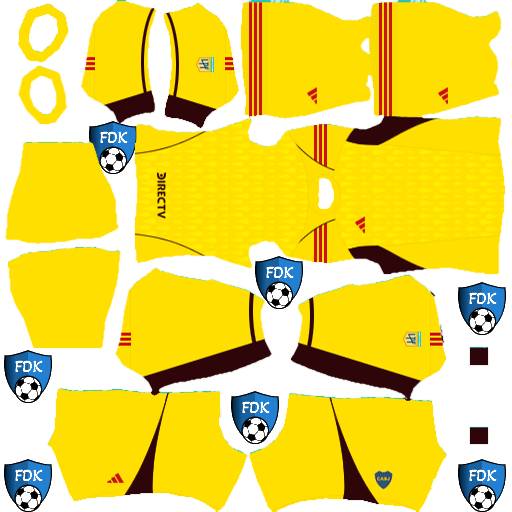 Boca Juniors DLS Kits 2024 - Dream League Soccer Kits 2024