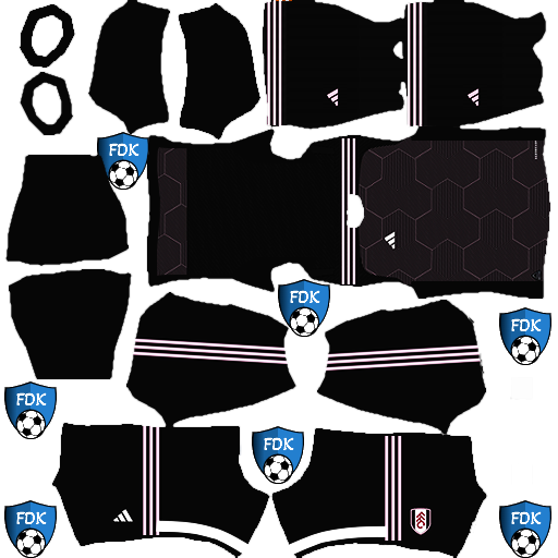 Fulham FC DLS Kits 2024 Dream League Soccer Kits 2024