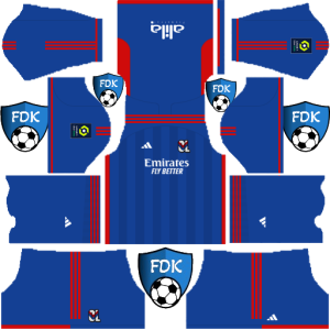 Olympique Lyon dls kit 2024 away temp
