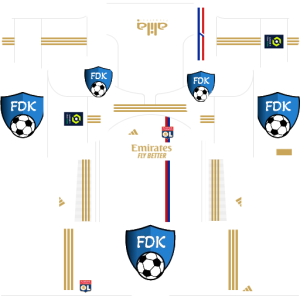 Olympique Lyon dls kit 2024 home temp3