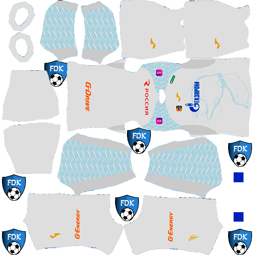 Zenit St Petersburg DLS Kits 2024 Dream League Soccer Kits 2024
