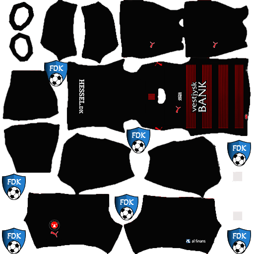 FC Midtjylland DLS Kits 2024 - Dream League Soccer Kits 2024