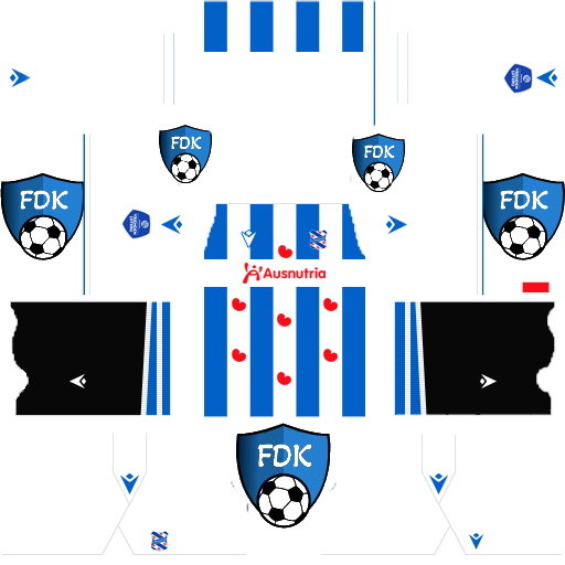 SC Heerenveen DLS Kits 2024 - Dream League Soccer Kits 2024