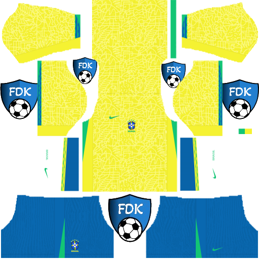 Brazil DLS Kits 2024 - Dream League Soccer Kits 2024