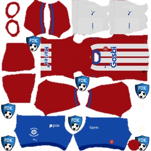 Girona FC kit dls 2024 home