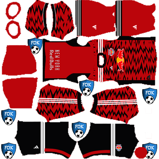 New York Red Bulls DLS Kits 2024 - Dream League Soccer Kits 2024