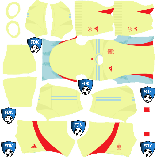 Spain DLS Kits 2024 Dream League Soccer Kits 2024