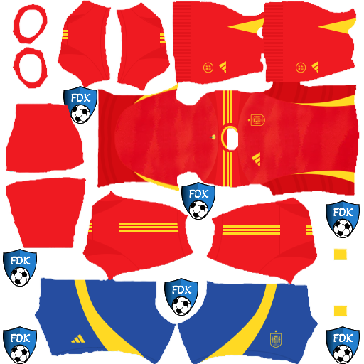 Spain DLS Kits 2024 Dream League Soccer Kits 2024