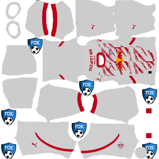 RB Leipzig DLS Kits 2025 Dream League Soccer Kits 2025