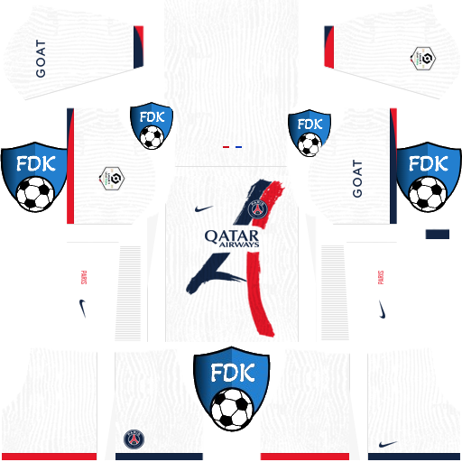 Paris Saint-Germain DLS Kits 2025 - Dream League Soccer Kits 2025