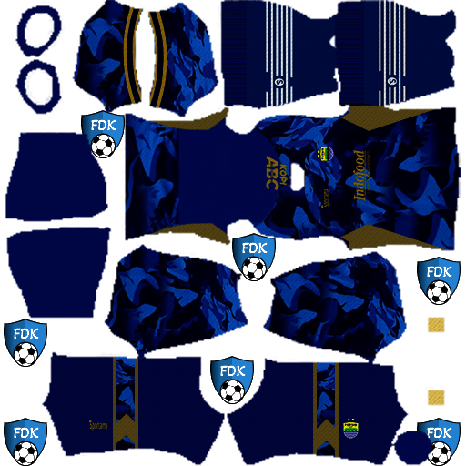 Persib Bandung DLS Kits 2024 Dream League Soccer Kits 2024