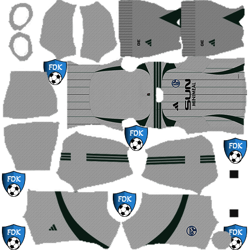 Schalke 04 DLS Kits 2025 - Dream League Soccer Kits 2025