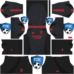 S.L Benfica dls kit 2025 away