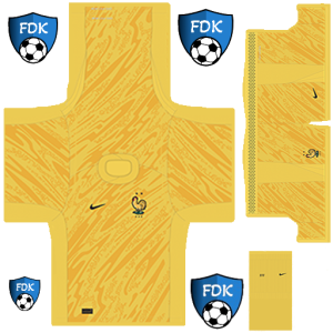 France PLS Euro Cup Kit 2024 GK Home