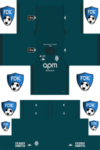 AS Monaco FL Kit 2025 Away